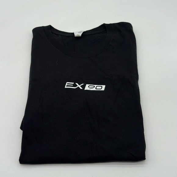 Volvo Shirt Adult Large US Black EX90 Crew Neck Short Sleeve T-Shirt Mens - Picture 6 of 6